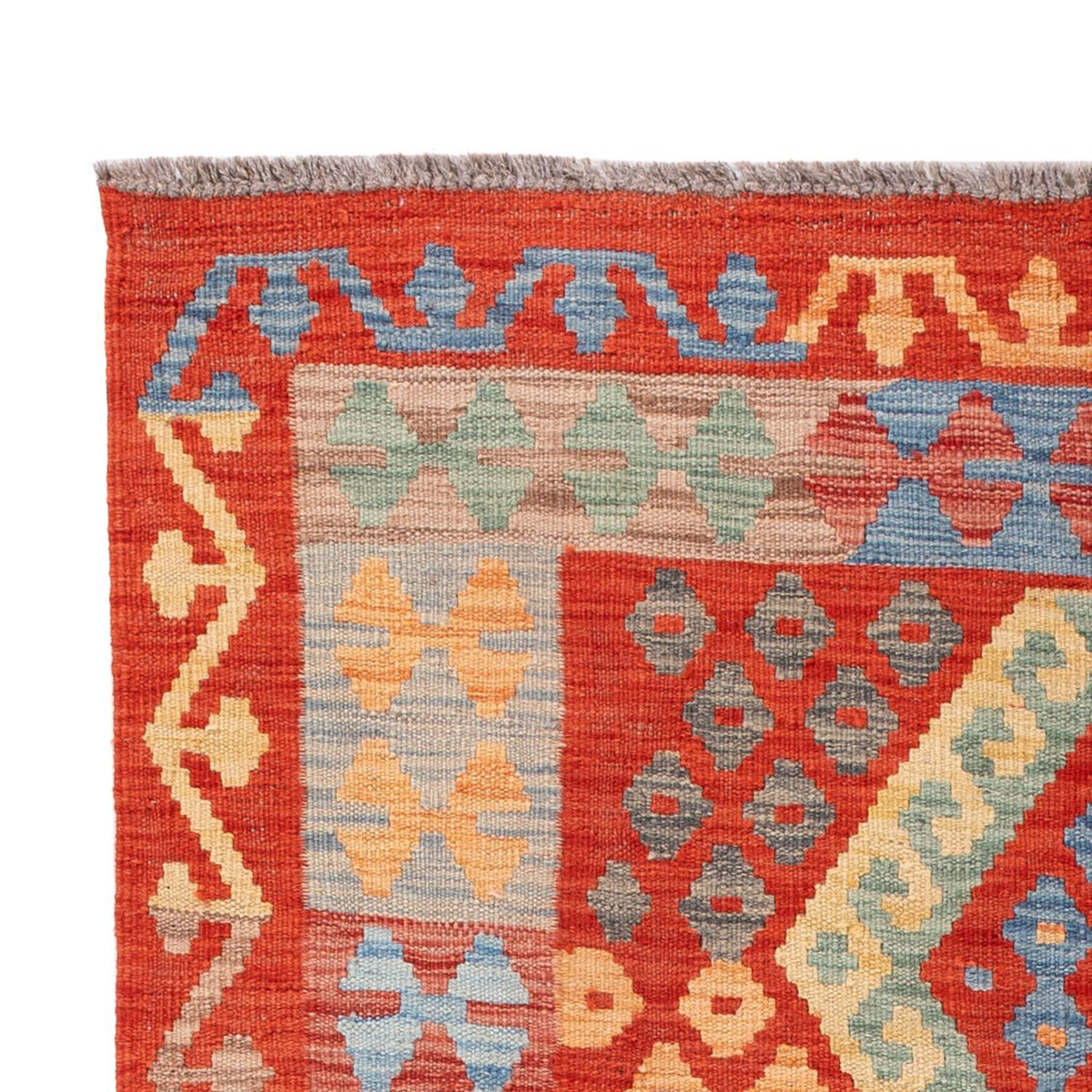 Tapis Kelim - Splash - 187 x 113 cm - multicolore