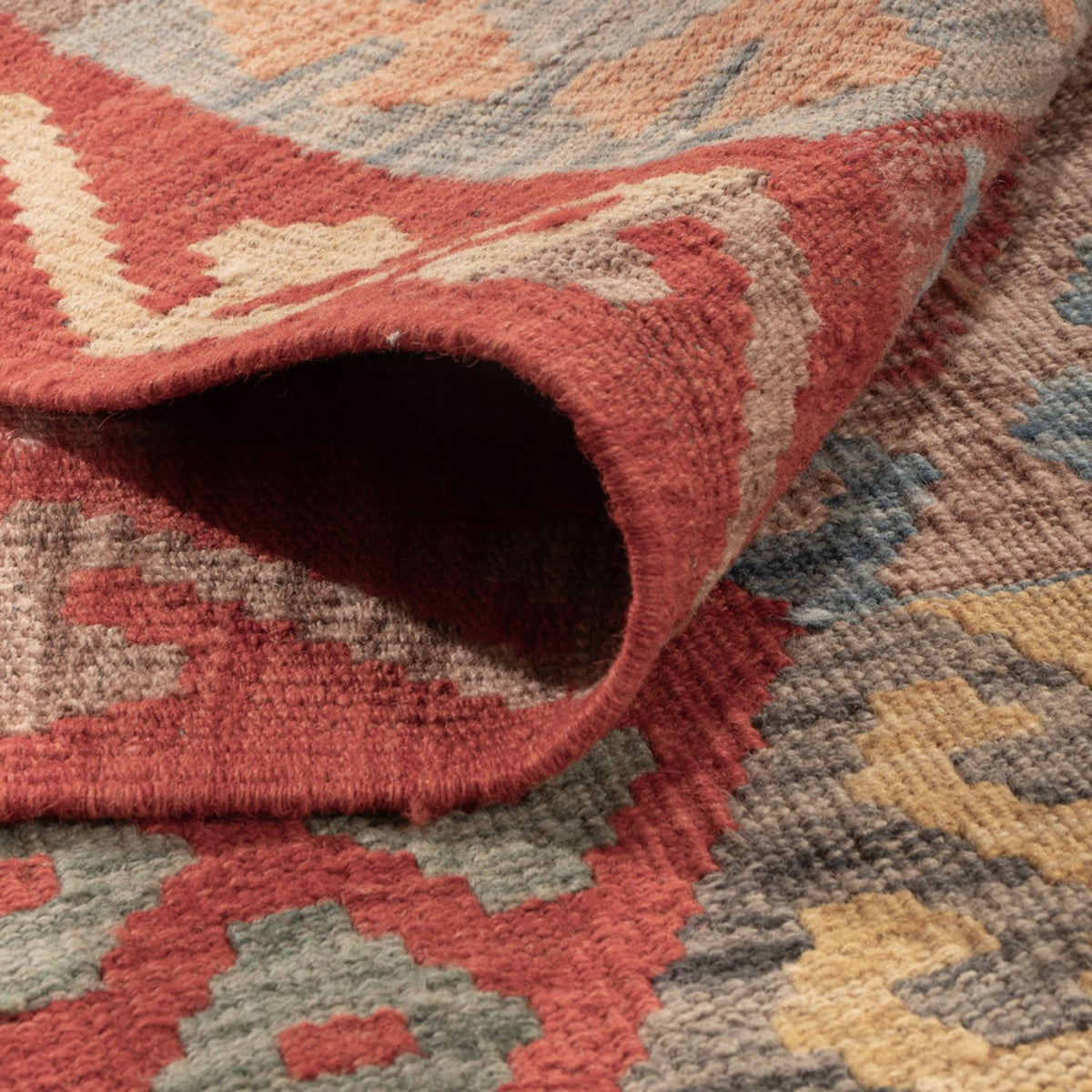 Tapis Kelim - Splash - 187 x 113 cm - multicolore