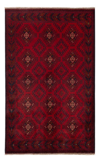 Tapis afghan - Kunduz - 201 x 126 cm - rouge