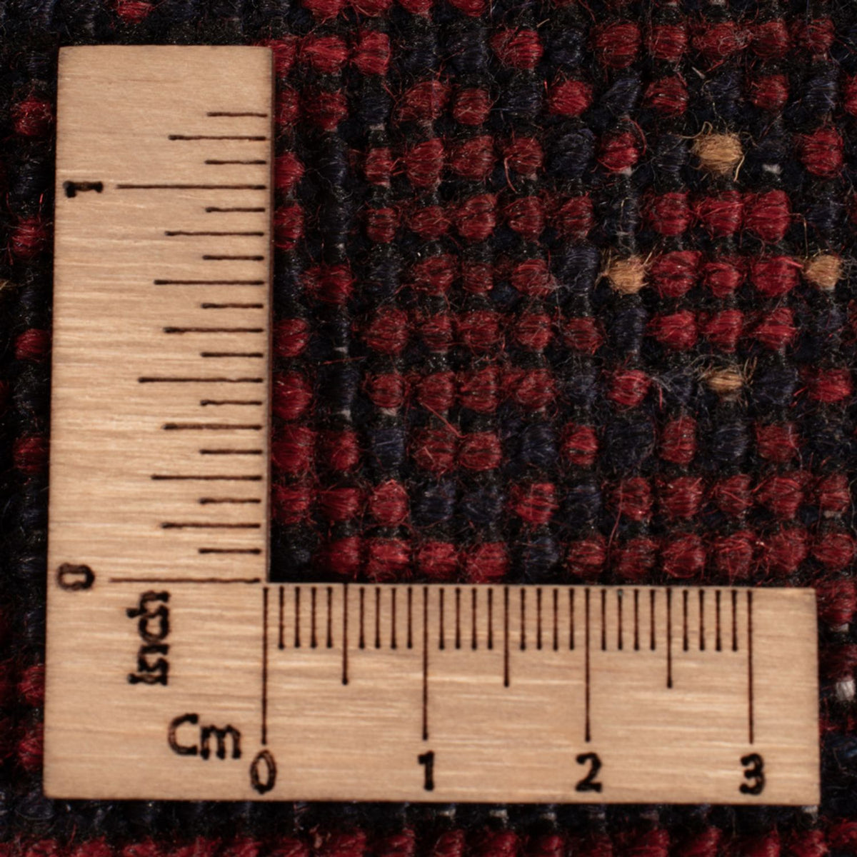 Tapis afghan - Kunduz - 196 x 126 cm - rouge foncé