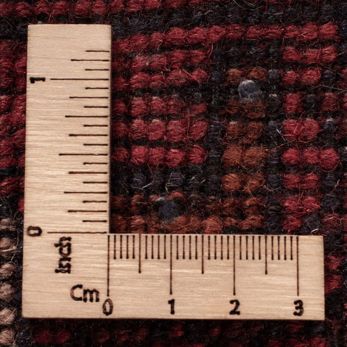 Tapis afghan - Kunduz - 191 x 127 cm - rouge foncé