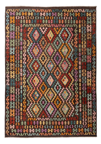 Tapis Kelim - Splash - 303 x 210 cm - multicolore