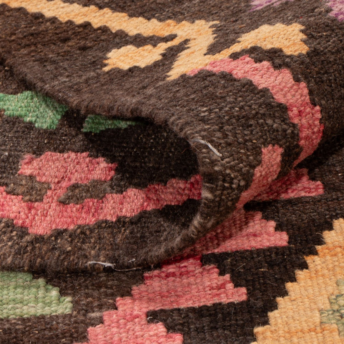 Tapis Kelim - Splash - 303 x 210 cm - multicolore