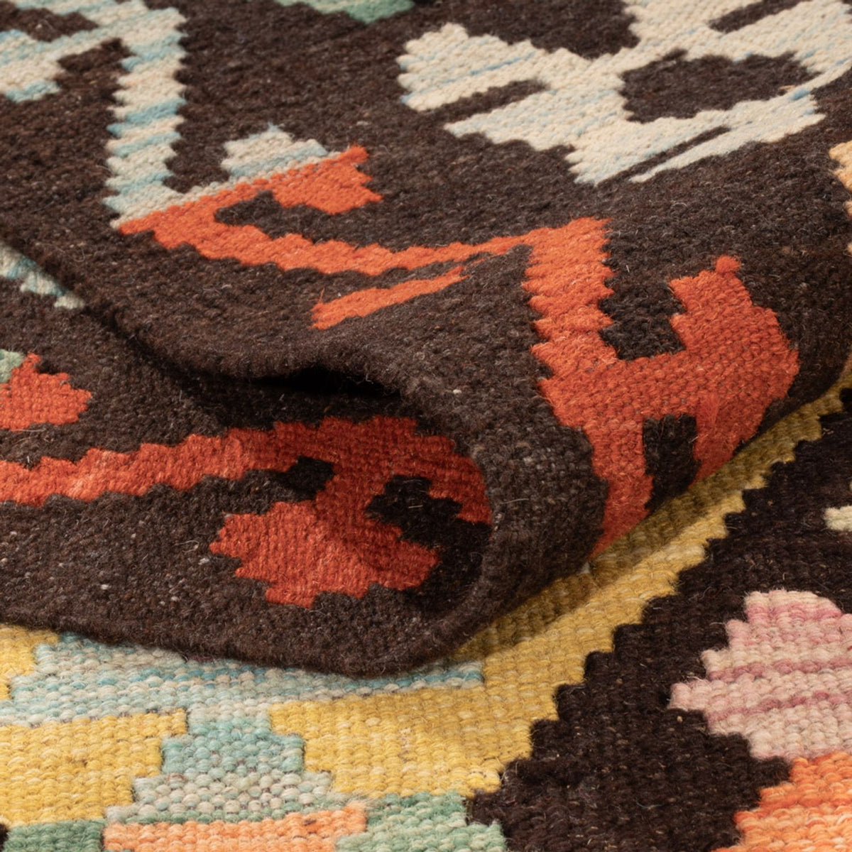 Tapis Kelim - Splash - 300 x 205 cm - multicolore