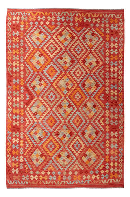 Tapis Kelim - Splash - 305 x 200 cm - multicolore