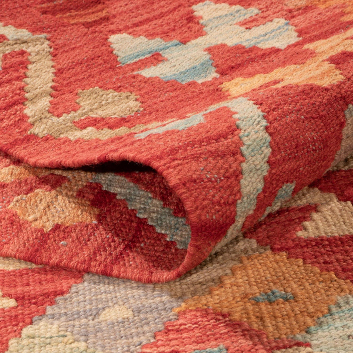 Tapis Kelim - Splash - 305 x 200 cm - multicolore