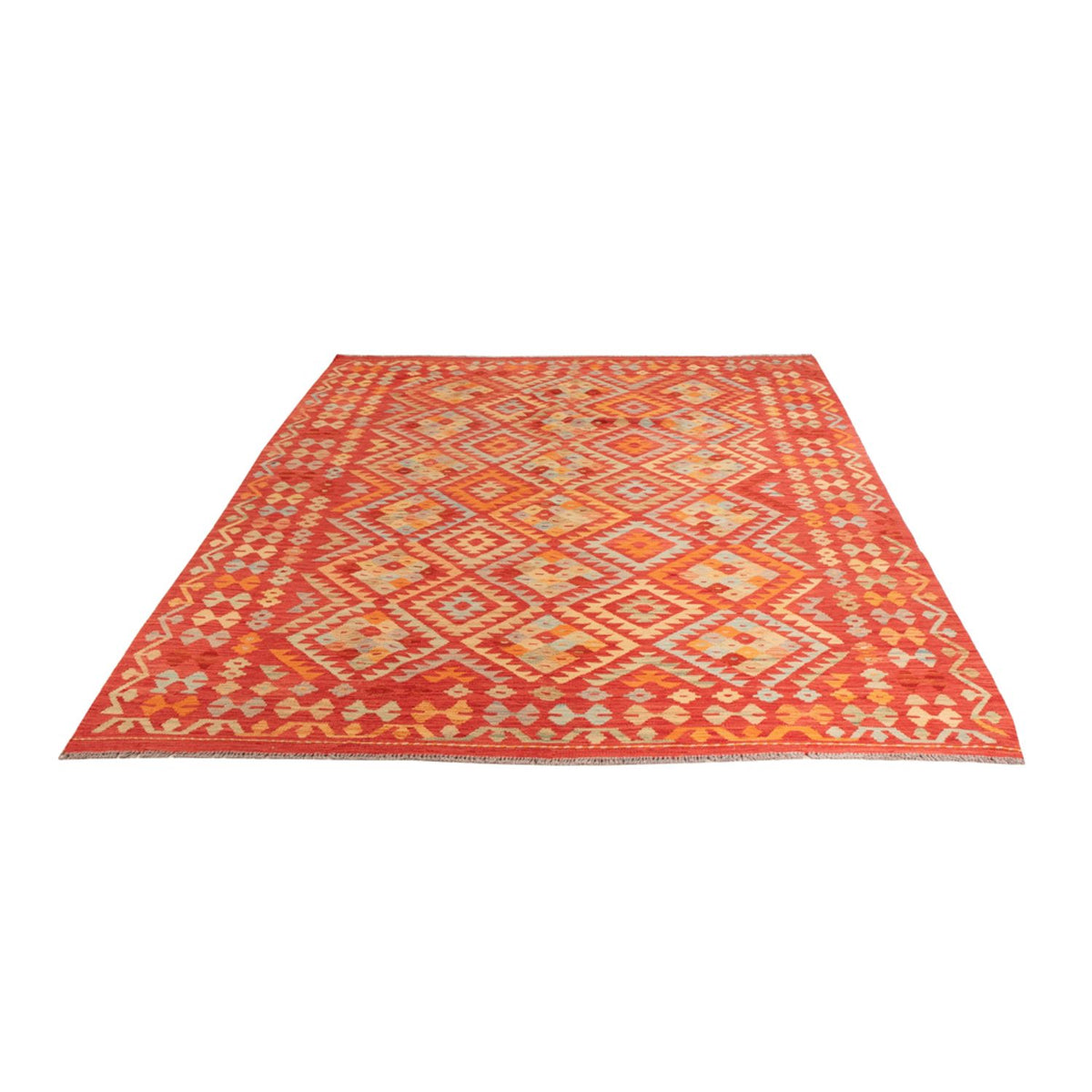 Tapis Kelim - Splash - 305 x 200 cm - multicolore