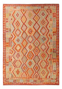 Tapis Kelim - Splash - 299 x 206 cm - multicolore