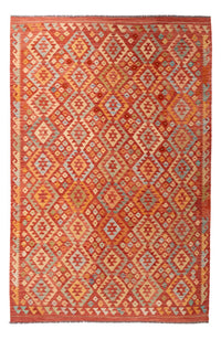 Tapis Kelim - Splash - 303 x 199 cm - multicolore