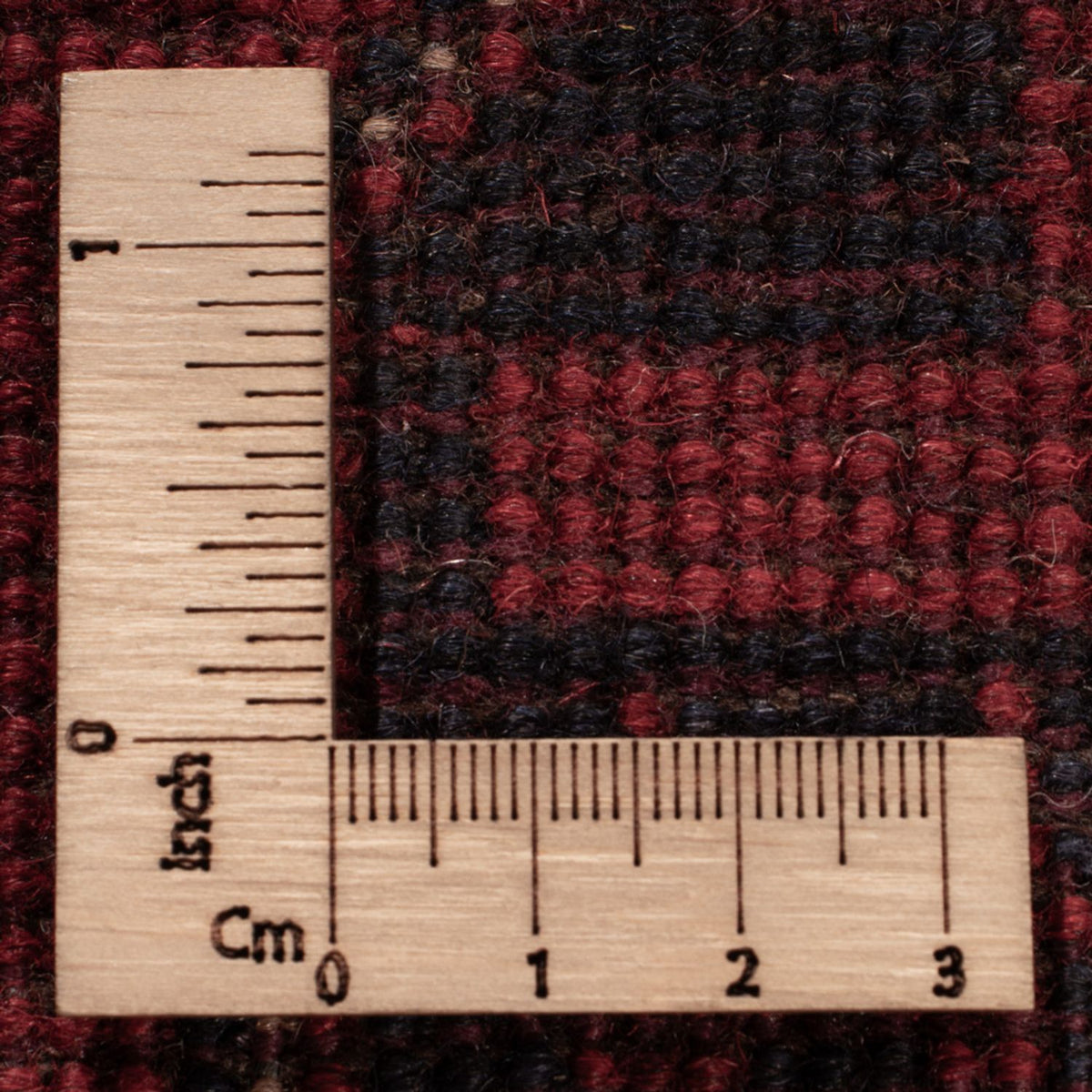 Tapis afghan - Kunduz - 197 x 125 cm - rouge foncé