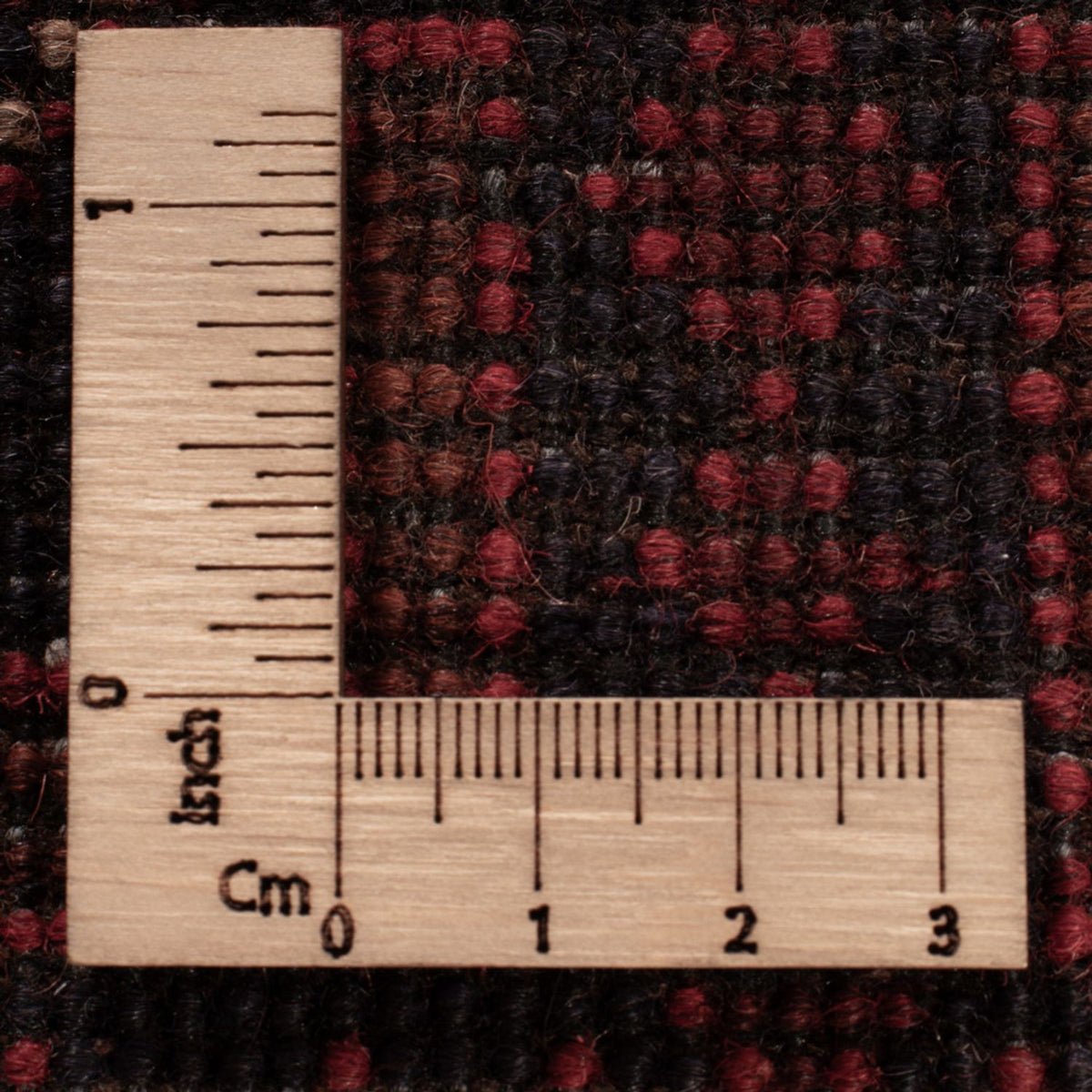 Tapis afghan - Kunduz - 195 x 128 cm - rouge foncé