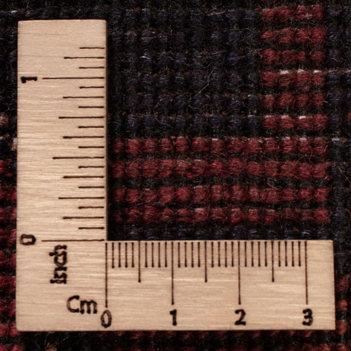 Tapis afghan - Kunduz - 193 x 127 cm - rouge foncé