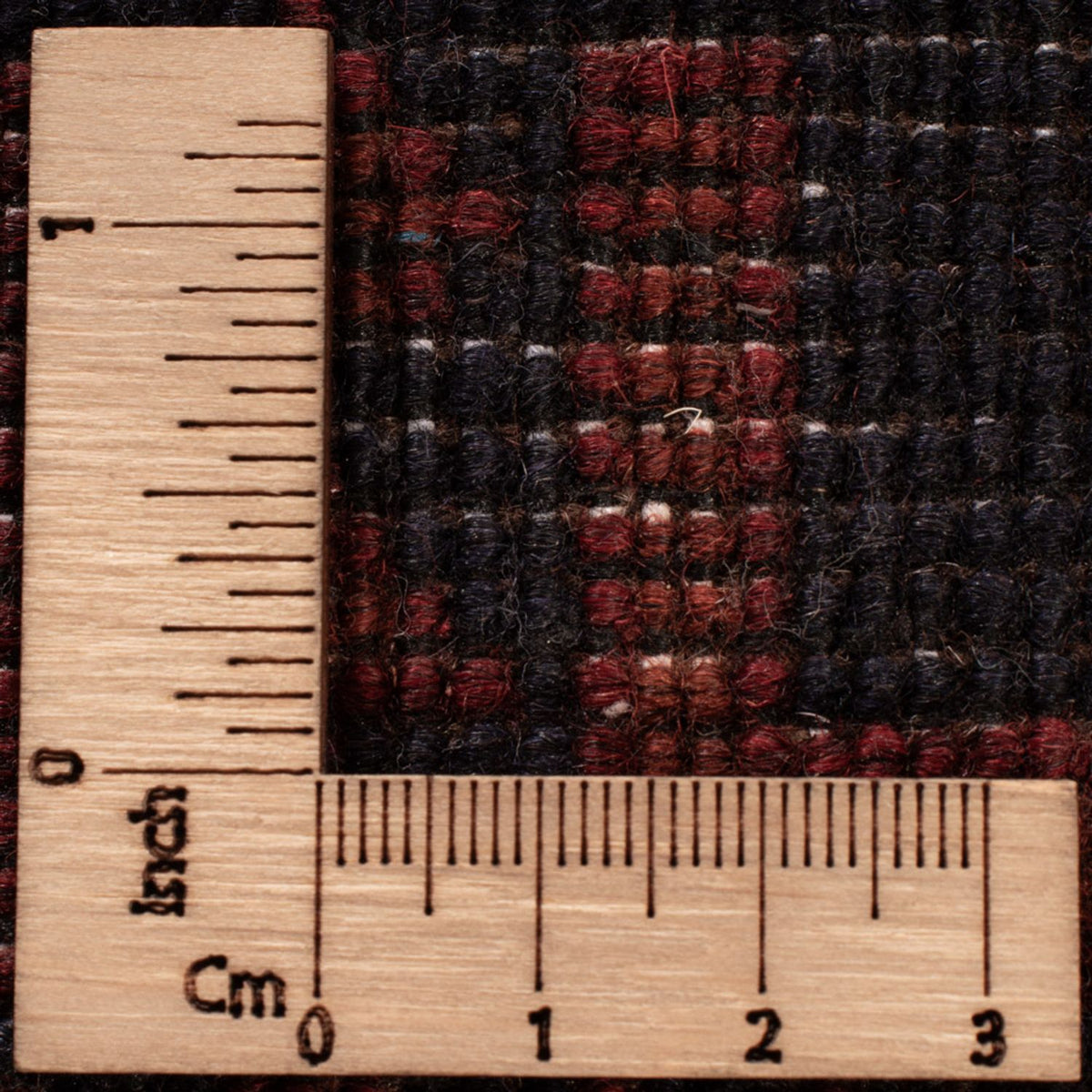 Tapis afghan - Kunduz - 192 x 127 cm - rouge foncé