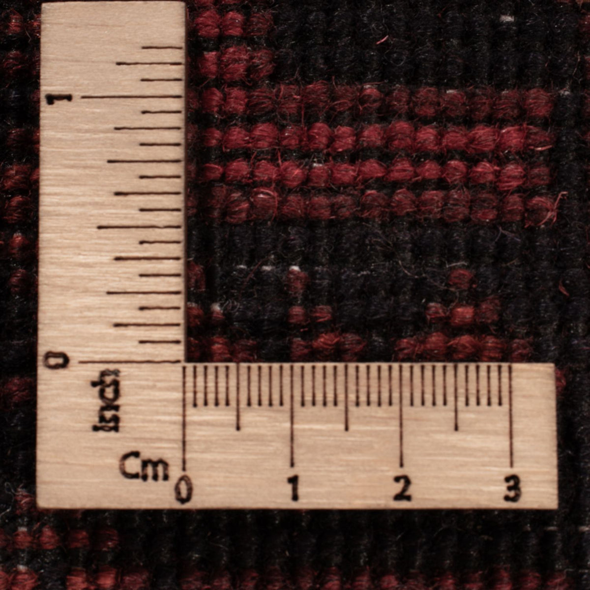 Tapis afghan - Kunduz - 195 x 125 cm - rouge foncé