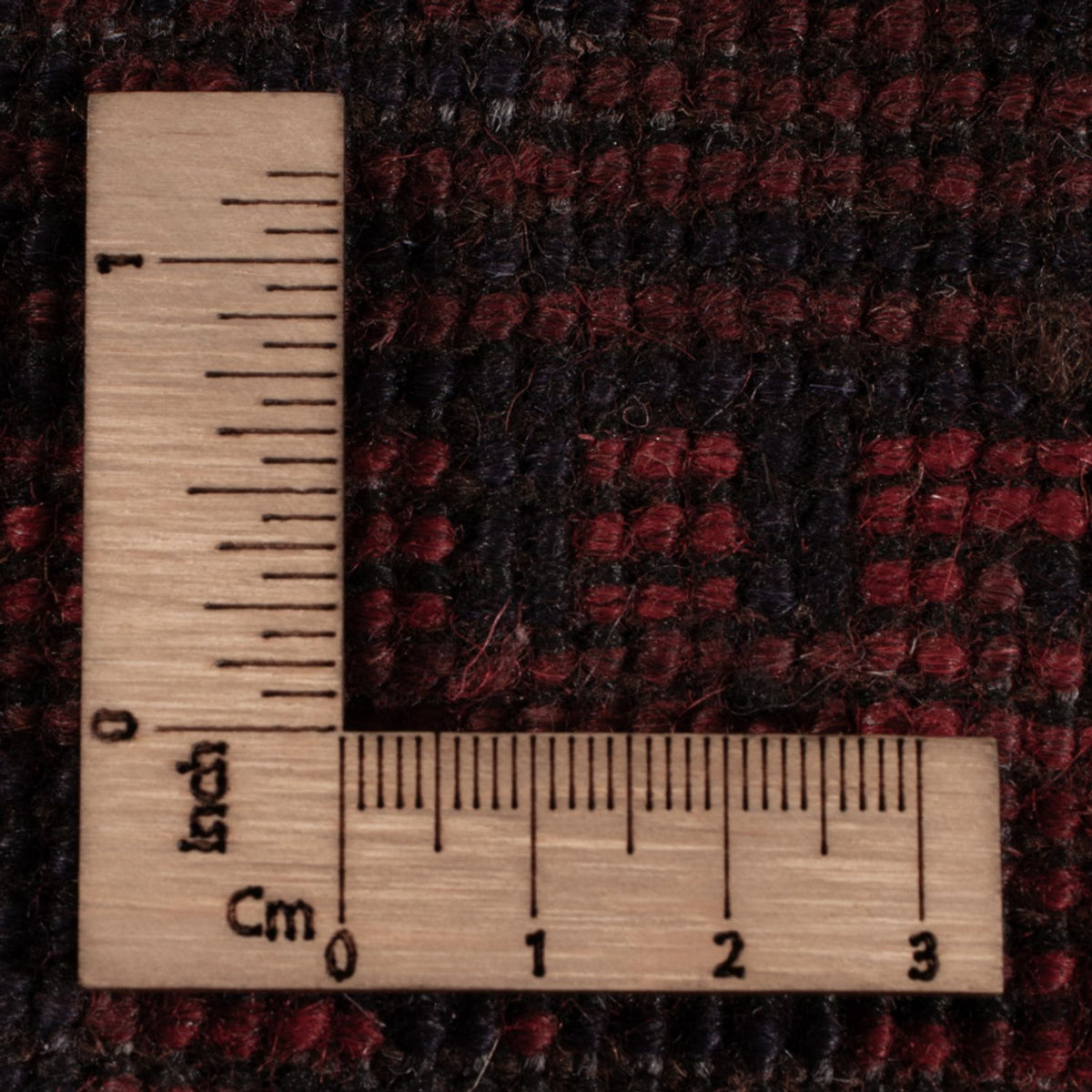 Tapis afghan - Kunduz - 190 x 128 cm - rouge foncé