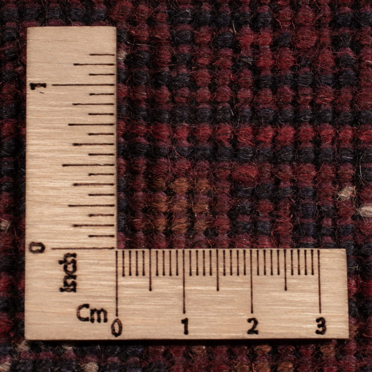 Tapis afghan - Kunduz - 196 x 123 cm - rouge foncé