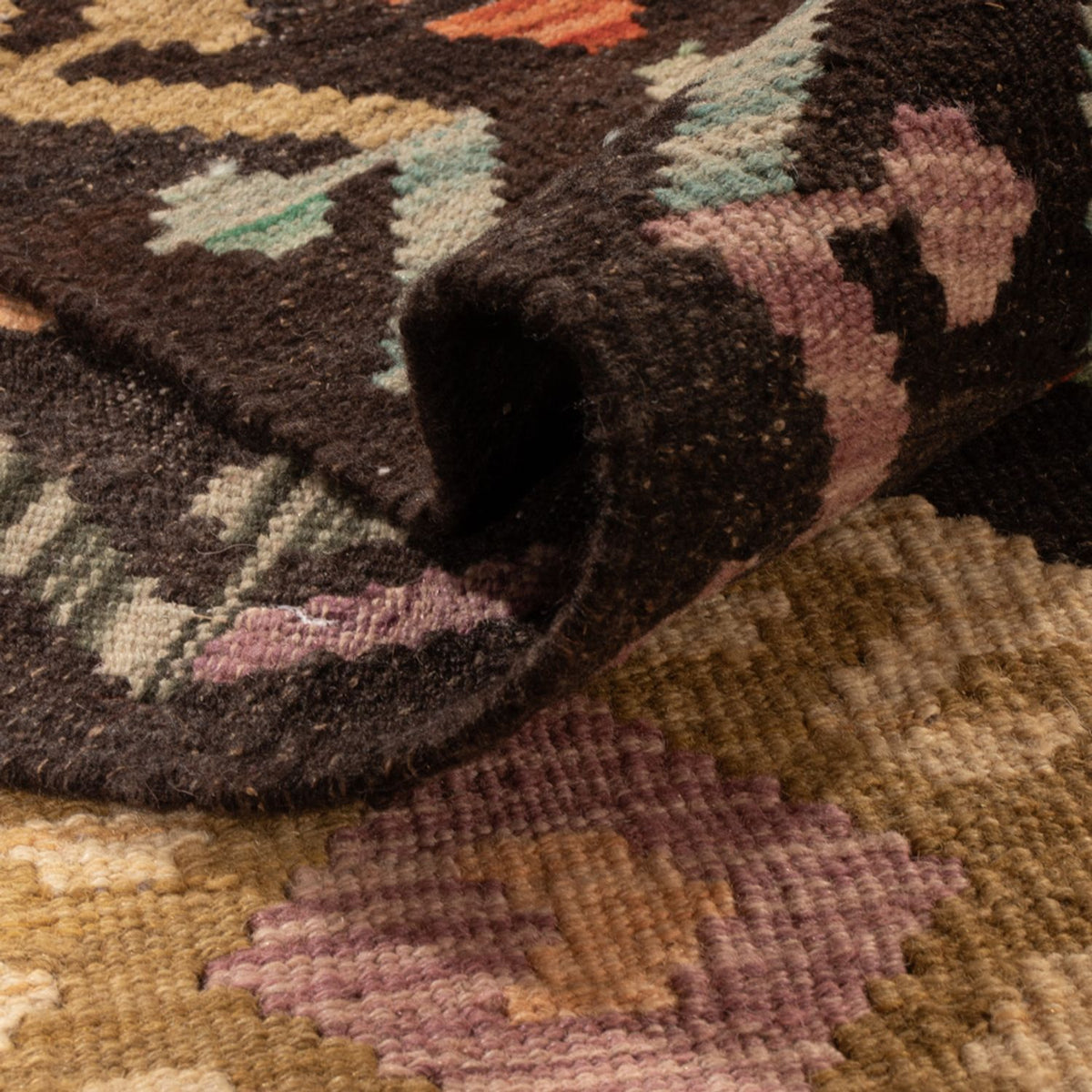 Tapis Kelim - Splash - 285 x 207 cm - multicolore