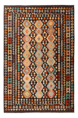 Tapis Kelim - Splash - 300 x 197 cm - multicolore