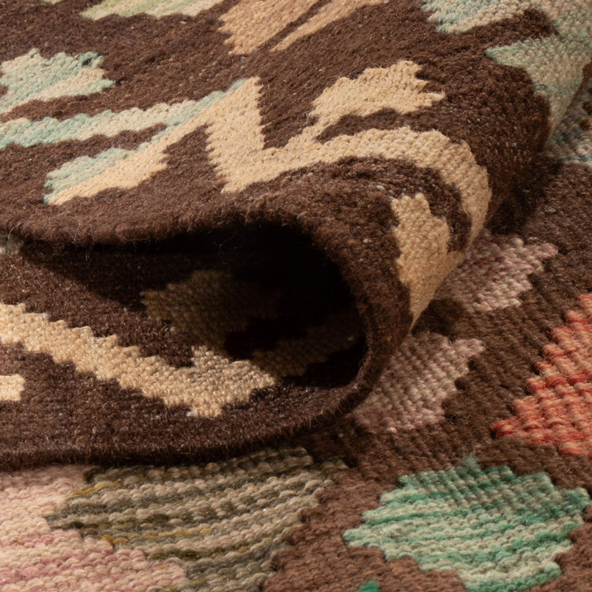 Tapis Kelim - Splash - 297 x 205 cm - multicolore