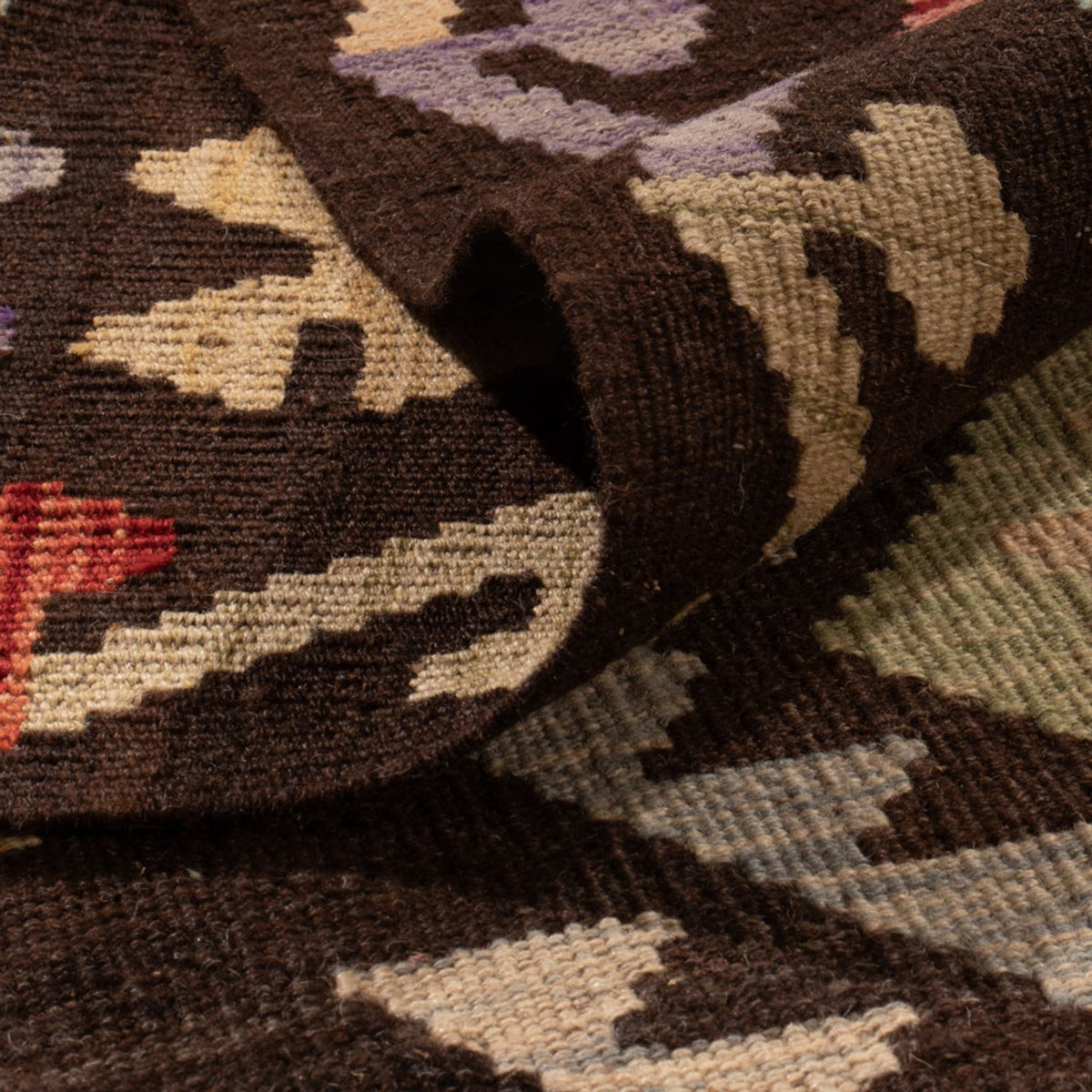 Tapis Kelim - Splash - 304 x 205 cm - multicolore