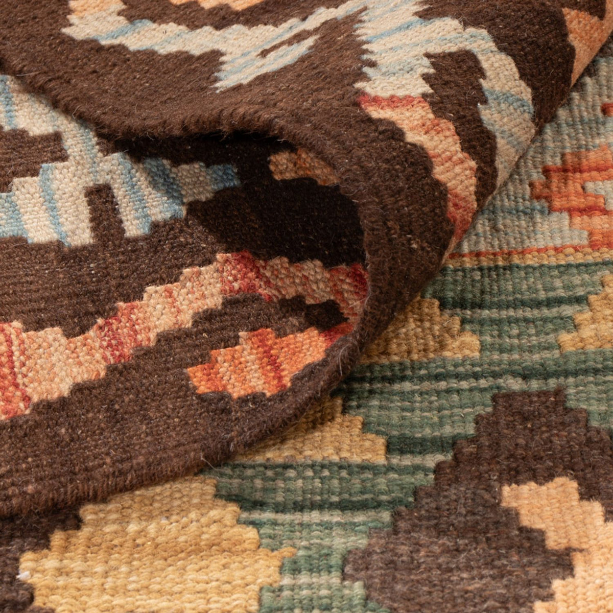 Tapis Kelim - Splash - 303 x 200 cm - multicolore