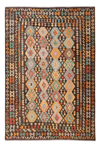 Tapis Kelim - Splash - 290 x 195 cm - multicolore