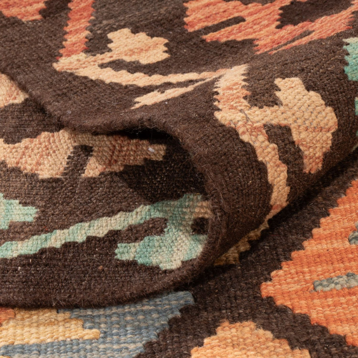 Tapis Kelim - Splash - 307 x 199 cm - multicolore