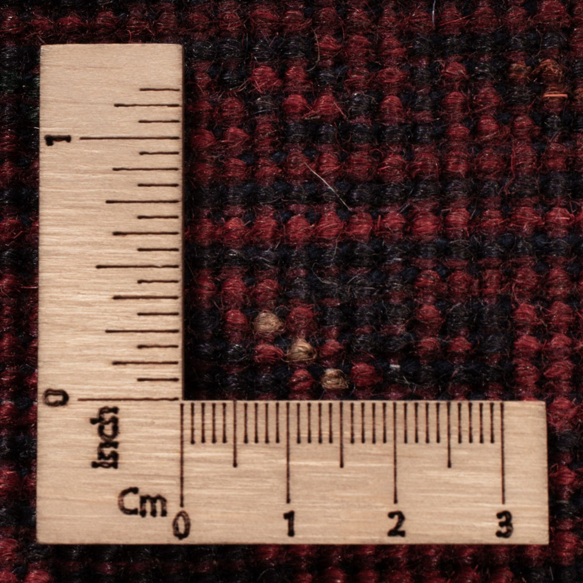 Tapis afghan - Kunduz - 195 x 123 cm - rouge foncé