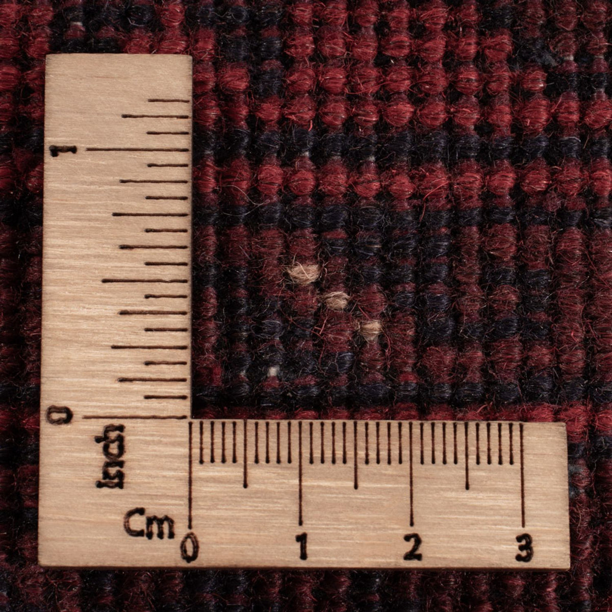 Tapis afghan - Kunduz - 193 x 125 cm - rouge foncé