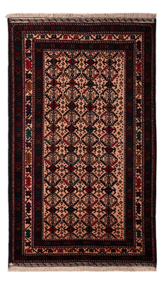Tapis de couloir Tapis Belutsch - 193 x 112 cm - rouge clair