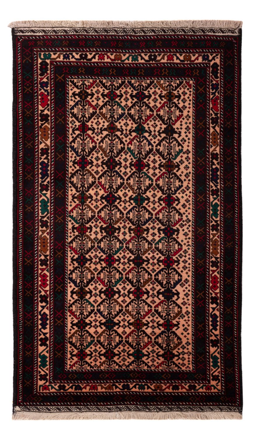 Tapis de couloir Tapis Belutsch - 193 x 112 cm - rouge clair