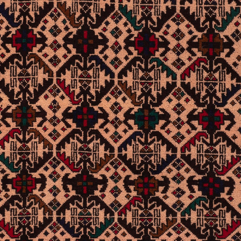 Tapis de couloir Tapis Belutsch - 193 x 112 cm - rouge clair