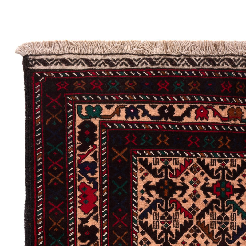 Tapis de couloir Tapis Belutsch - 193 x 112 cm - rouge clair