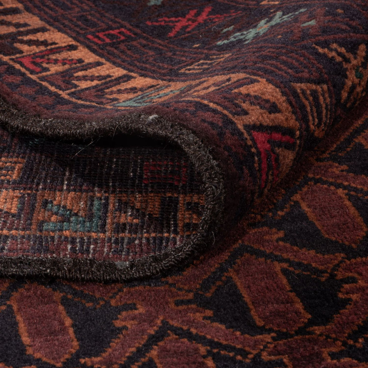 Tapis de couloir Tapis Belutsch - 200 x 114 cm - rouge foncé