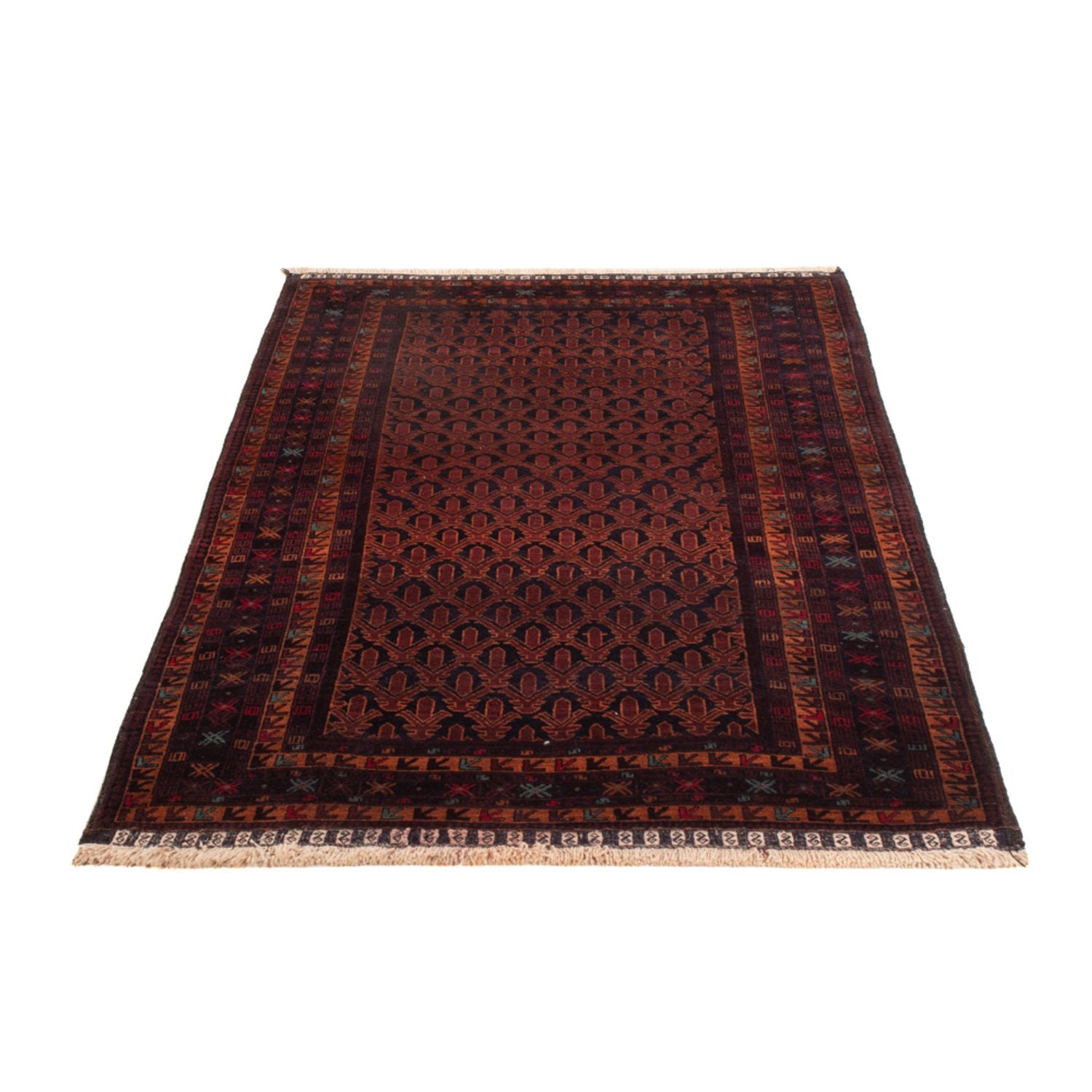 Tapis de couloir Tapis Belutsch - 200 x 114 cm - rouge foncé