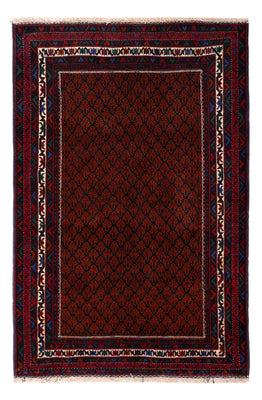Tapis Belutsch - 188 x 123 cm - rouge foncé