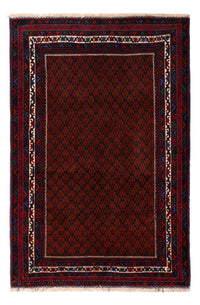 Tapis Belutsch - 188 x 123 cm - rouge foncé