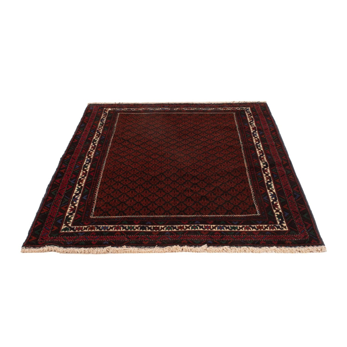 Tapis Belutsch - 188 x 123 cm - rouge foncé