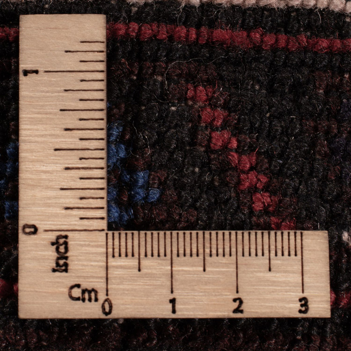 Tapis Belutsch - 188 x 123 cm - rouge foncé