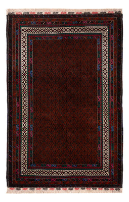 Tapis Belutsch - 194 x 123 cm - rouge foncé