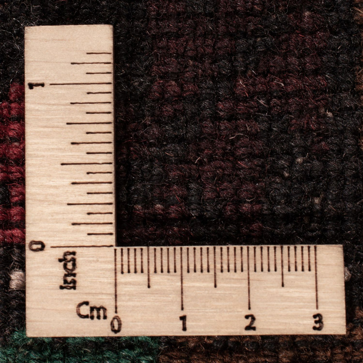 Tapis Belutsch - 198 x 116 cm - rouge foncé