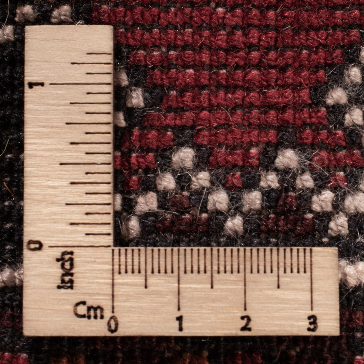 Tapis Belutsch - 183 x 123 cm - rouge foncé