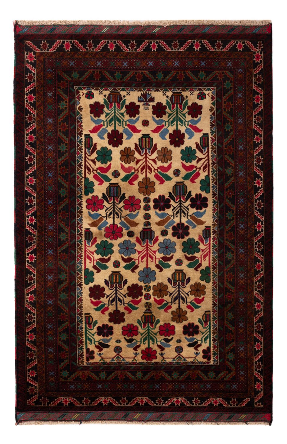 Tapis Belutsch - 177 x 117 cm - multicolore