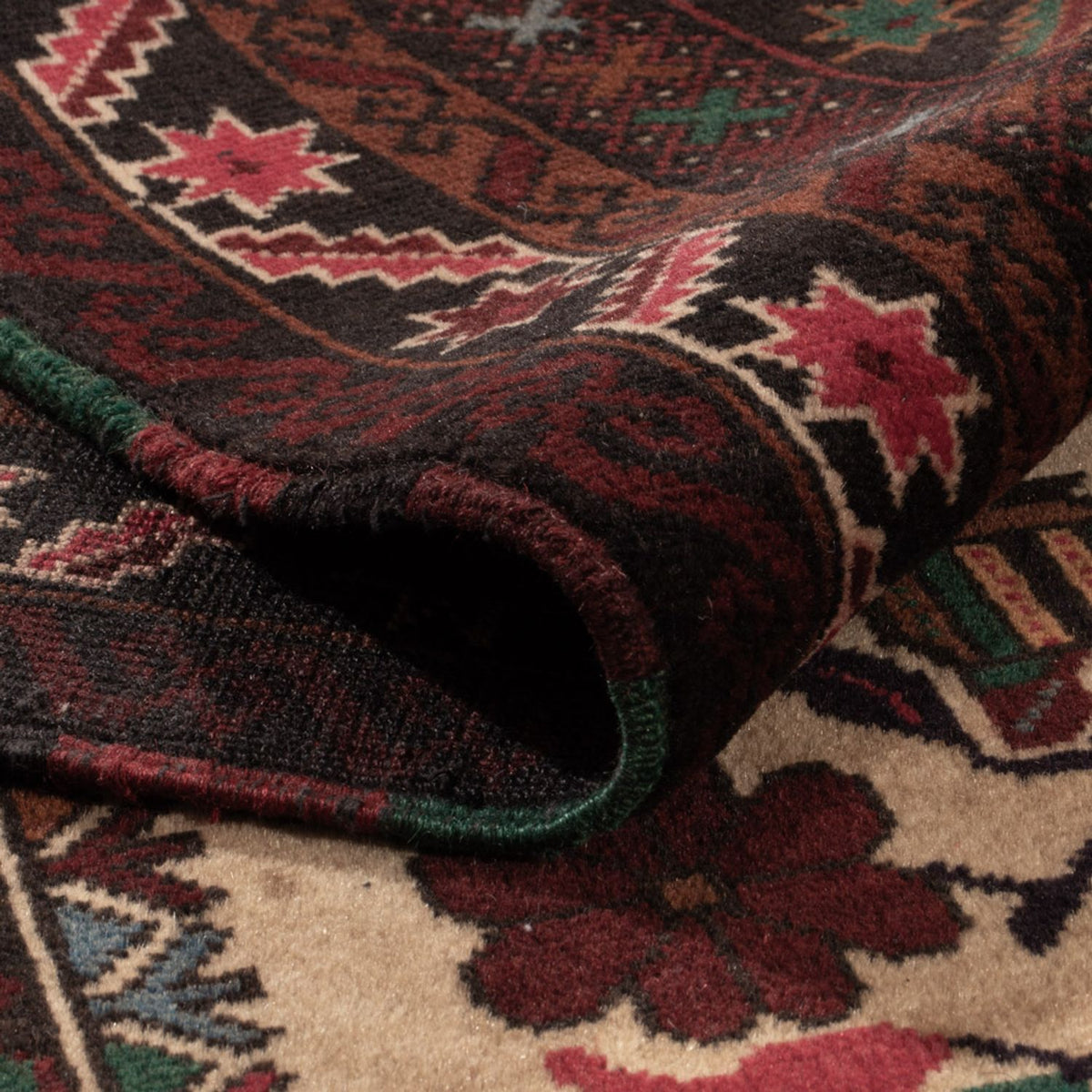 Tapis Belutsch - 177 x 117 cm - multicolore