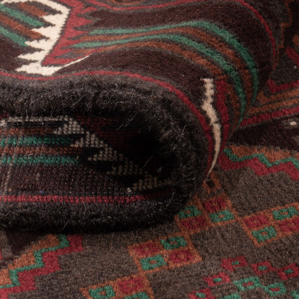 Tapis Belutsch - 183 x 114 cm - rouge foncé