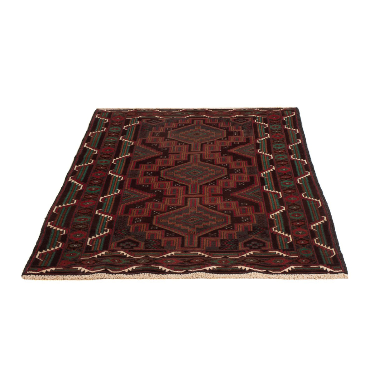 Tapis Belutsch - 183 x 114 cm - rouge foncé