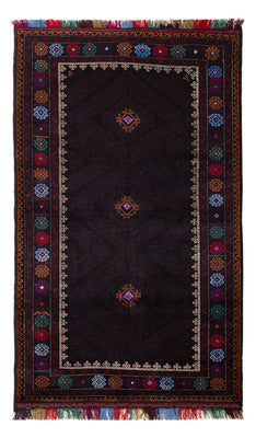 Tapis Belutsch - 195 x 116 cm - bleu foncé