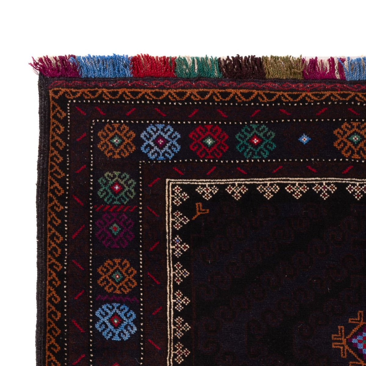 Tapis Belutsch - 195 x 116 cm - bleu foncé