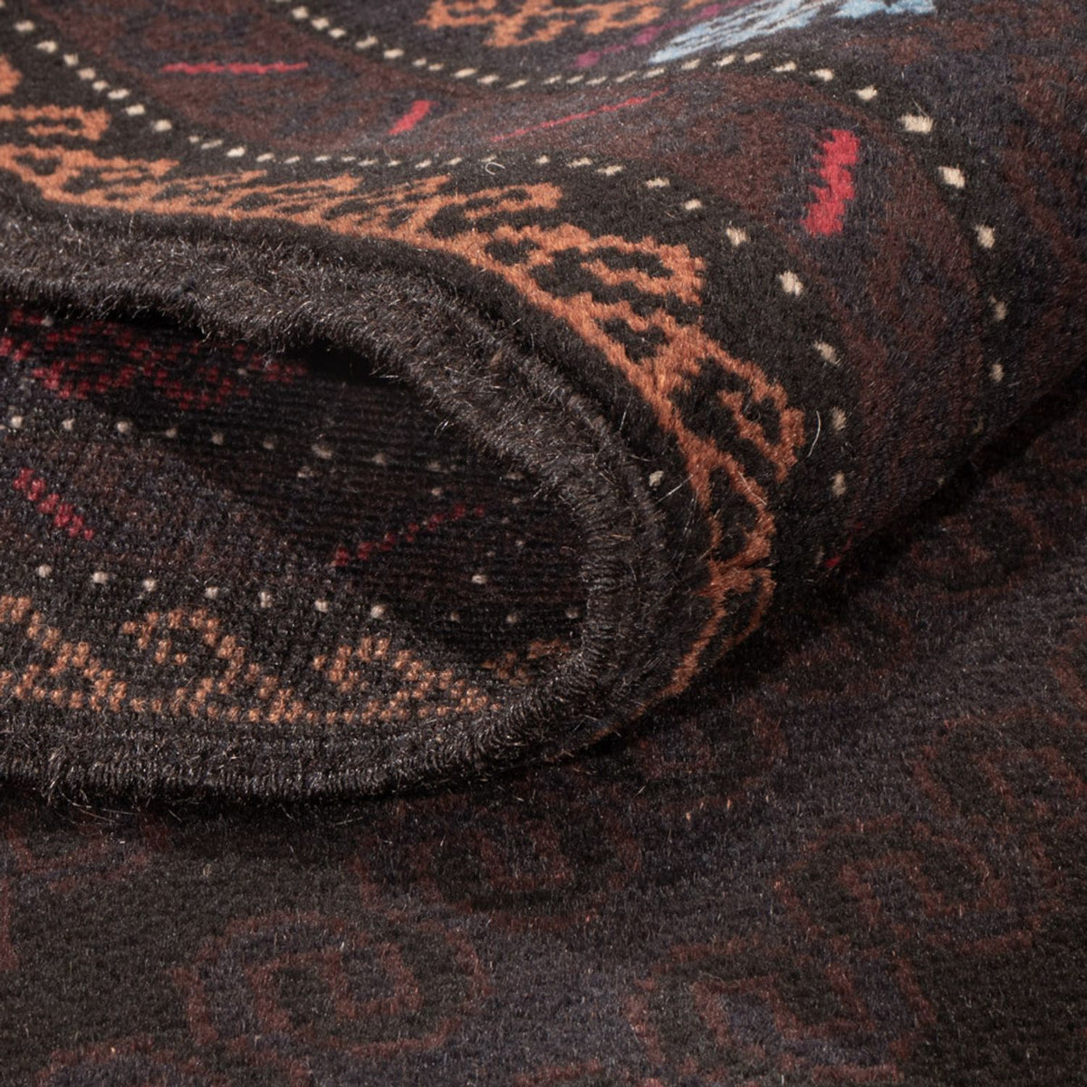 Tapis Belutsch - 195 x 116 cm - bleu foncé