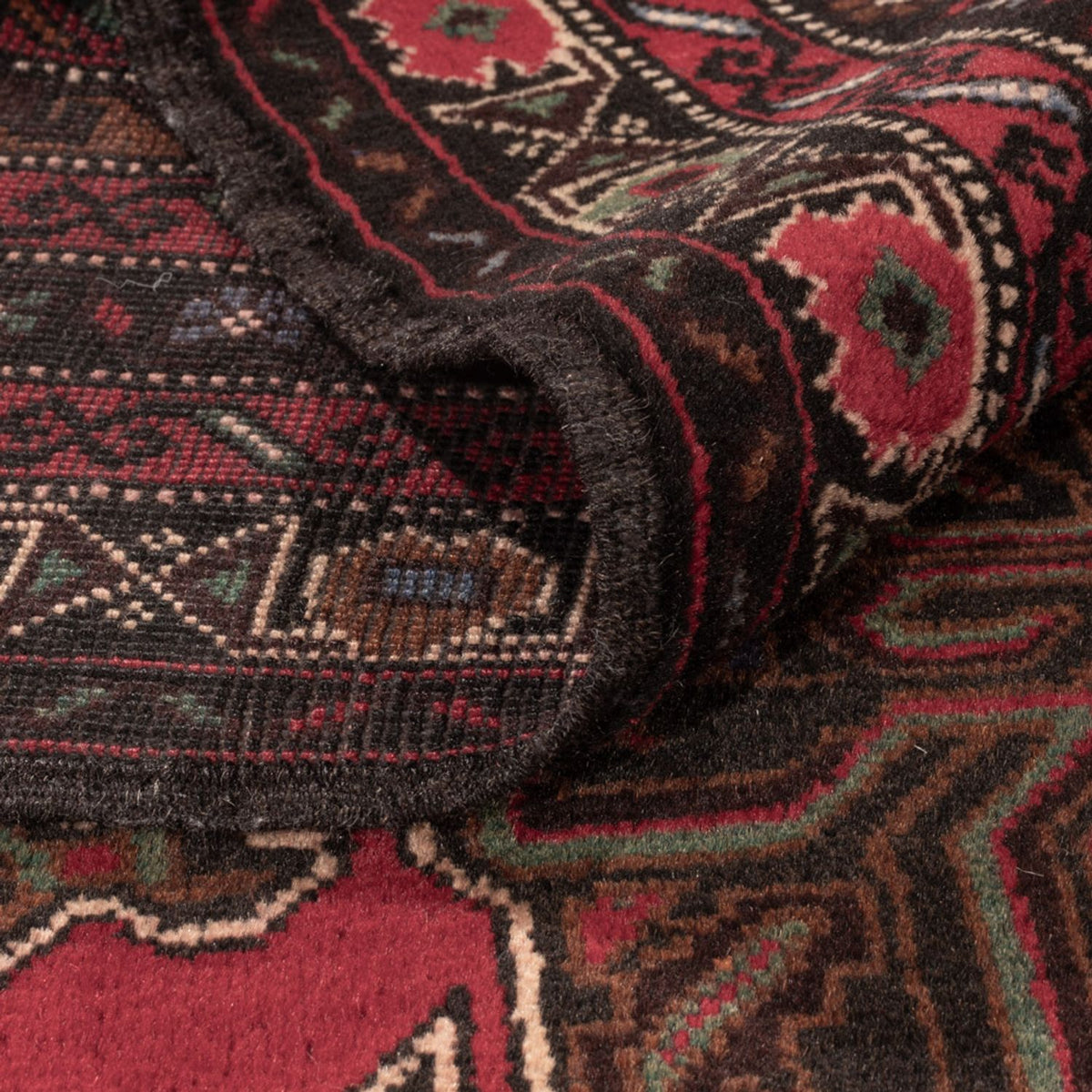 Tapis Belutsch - 215 x 116 cm - rouge